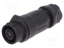 Plug; Connector: circular; size 12; 02; female; PIN: 5; for latch
