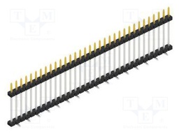 Connector: pin strips; pin header; male; PIN: 33; 2mm; SMT; 1x33