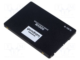 Solid State Drive; 256GB; SATA 2.5"; 3D TLC NAND; 0÷70°C