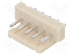 Socket; wire-board; male; DF1; 2.5mm; PIN: 5; THT; on PCBs; 250V; 3A