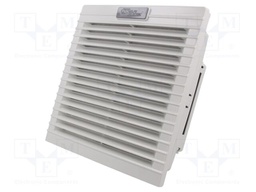 Fan: AC; axial; 230VAC; 102m3/h; 49dBA; ball; IP55; 204x204x104mm