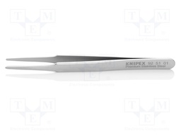 Tweezers; 120mm; for precision works; Blades: straight