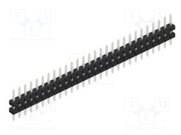 Connector: pin strips; pin header; male; PIN: 28; 2mm; THT; 1x28