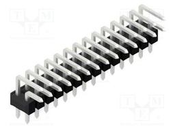 Connector: pin strips; pin header; male; PIN: 28; 2.54mm; THT; 2x14
