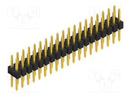 Connector: pin strips; pin header; male; PIN: 38; 2.54mm; THT; 2x19