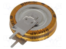 Capacitor: electrolytic; backup capacitor,supercapacitor; THT