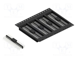Connector: pin strips; pin header; male; PIN: 38; 2mm; SMT; 2x19