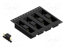 Connector: pin strips; pin header; male; PIN: 8; 2mm; SMT; 1x8; 100V