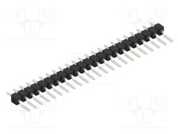 Connector: pin strips; pin header; male; PIN: 23; 2.54mm; SMT; 1x23