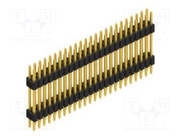 Connector: pin strips; pin header; male; PIN: 48; 1.27mm; THT; 2x24