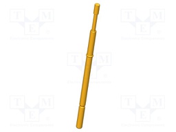 Test needle; Operational spring compression: 4mm; 8A; Ø: 1.4mm