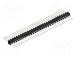 Connector: pin strips; pin header; male; PIN: 32; 1.27mm; SMT; 1x32