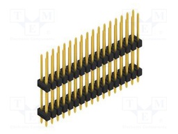 Connector: pin strips; pin header; male; PIN: 34; 2.54mm; THT; 2x17
