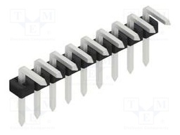 Connector: pin strips; pin header; male; PIN: 9; 2mm; THT; 1x9; 100V