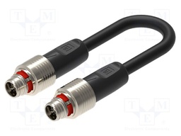 Cable: for sensors/automation; M12; PIN: 8; 5m; 50VAC; 0.5A; IP67
