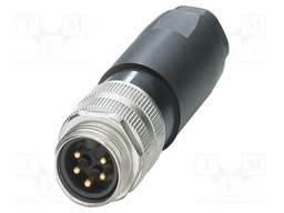 Connector: 7/8"; plug; PIN: 5; straight; unshielded; 9A; 300V; IP67