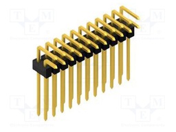 Connector: pin strips; pin header; male; PIN: 22; 2.54mm; THT; 2x11