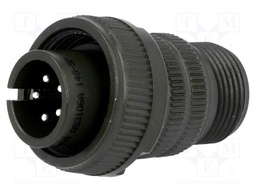 Connector: circular; Series: DS/MS; plug; male; PIN: 5; for cable