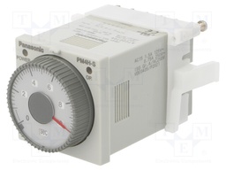 Timer; 0,1s÷500h; DPDT; 250VAC/5A; 24VAC; 24VDC; on panel; -10÷50°C