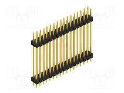 Connector: pin strips; pin header; male; PIN: 34; 2.54mm; THT; 2x17