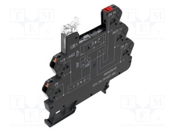 Socket; 6A; DIN; -40÷60°C; 87.8x89.4x6.4mm; Uswitch: max.250VAC