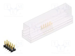 Connector: pin strips; pin header; male; PIN: 10; 2.54mm; SMT; 2x5