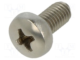 Screw; M5x10; Head: button; Phillips; PH2; A2 stainless steel