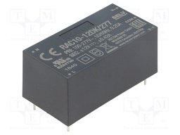 Converter: AC/DC; 10W; Uout: 12VDC; Iout: 420mA; 82%; Mounting: PCB