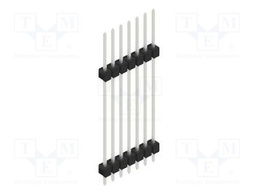 Connector: pin strips; pin header; male; PIN: 7; 2.54mm; THT; 1x7