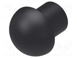Stopper; polyamide; black; L: 14mm; -20÷100°C; Entrelec; Size: 22