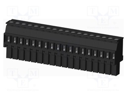 Connector: pluggable terminal block; plug; female; angled 90°