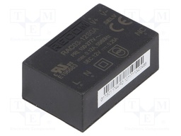 Converter: AC/DC; 3W; Uout: 12VDC; Iout: 250mA; 78%; Mounting: PCB