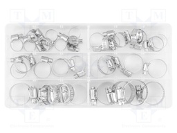 Worm gear clamp; 34pcs.