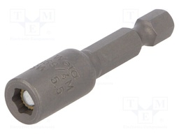Holders for screwdriver bits; hex socket; Socket: HEX 5,5mm