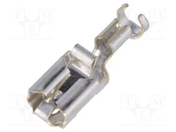 Terminal: flat; 6.3mm; 0.8mm; female; 2.5÷4mm2; crimped; for cable