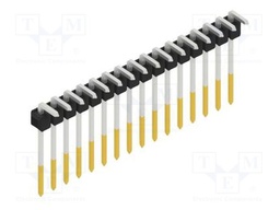 Connector: pin strips; pin header; male; PIN: 16; 2.54mm; THT; 1x16
