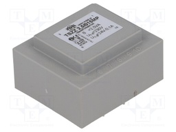 Transformer: encapsulated; 2.5VA; 230VAC; 24V; 0.1A; Mounting: PCB