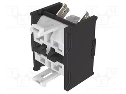 Contact block; 22mm; OptoHiT; front fixing; plug-in terminals