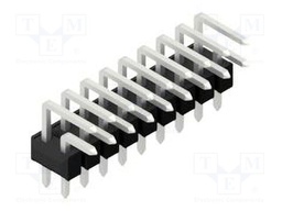 Connector: pin strips; pin header; male; PIN: 18; 2.54mm; THT; 2x9