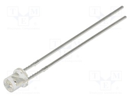 LED; 3mm; red; 160mcd; 110°; Front: flat