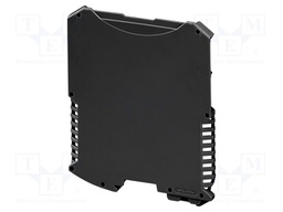 Housing half; left; black; UL94V-0; ME MAX 2-2; PA; X: 6.3mm; Y: 99mm