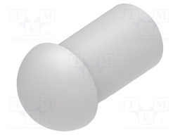 Stopper; polyamide; light grey; L: 13.7mm; -20÷100°C; Entrelec
