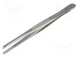 Tweezers; Tweezers len: 145mm; Blades: straight,elongated