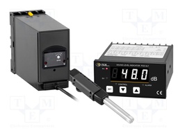 Meter: sound level; Sound level: 30÷130dB; Temp: max.50°C; IP54