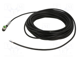 Connection lead; M12; PIN: 4; angled; 30m; plug; 250VAC; 4A; -25÷85°C