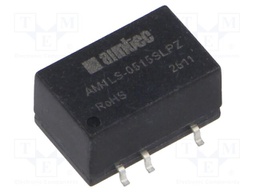 Converter: DC/DC; 1W; Uin: 4.5÷5.5V; Uout: 15VDC; Iout: 67mA; SMD