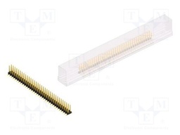Connector: pin strips; pin header; male; PIN: 68; 2mm; SMT; 2x34