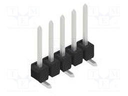 Connector: pin strips; pin header; male; PIN: 5; 2.54mm; SMT; 1x5