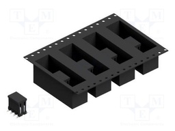 Connector: pin strips; pin header; male; PIN: 8; 2.54mm; SMT; 2x4