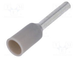 Bootlace ferrule; insulated; copper; Insulation: polyamide; 8mm